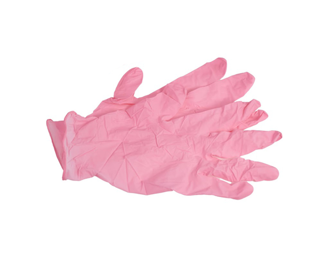 Перчатки нитриловые неопудренные Nitrylex Pink (розовые), размер М