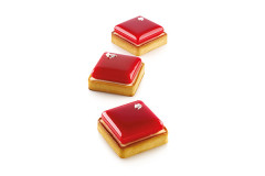 Silikomart KIT TARTE RING SQUARE 80х80 набор силиконовая форма и кольца для 6 тартов