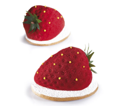Pavoni PX4333 силиконовая форма Strawberry Клубника 20 ячеек 71 х 54 х 46 мм