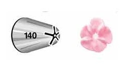 Ateco №140 насадка кондитерская Цветок 8 мм