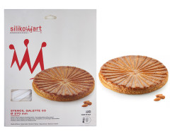 Silikomart STENCIL GALETTE 03 силиконовый коврик 27 см для декора торта