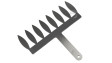 Martellato 20FH01S Leaf comb шпатель для шоколадного декора Лист малый 60 мм