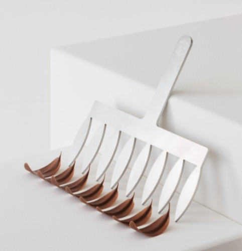 Martellato 20FH01S Leaf comb шпатель для шоколадного декора Лист малый 60 мм