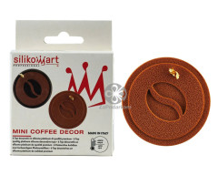 Silikomart MINI COFFEE DECOR силиконовый коврик 60х2 мм 6 шт