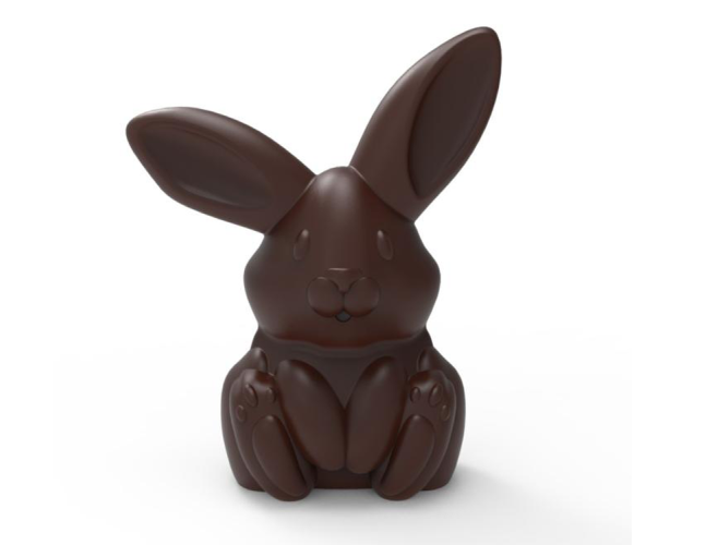 Valrhona 43010 форма для шоколада Кролик 14 см
