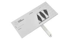 Martellato 20FH01L Leaf comb шпатель для шоколадного декора Лист большой 80 мм