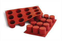 Silikomart SF098 Cylinders (цилиндры) 12 ячеек 48х50 мм