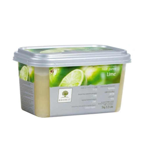 RAVIFRUIT (Франция) Лайм пюре замороженное натуральное без сахара, 1 кг