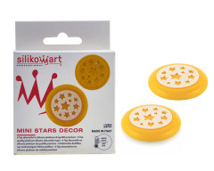 Silikomart MINI STARS DECOR силиконовый коврик 7 см для декора (6 шт)