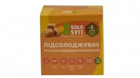 Подсластитель в саше (50 шт) SoloSvit с сукралозой (слаще сахара в 5 раз)