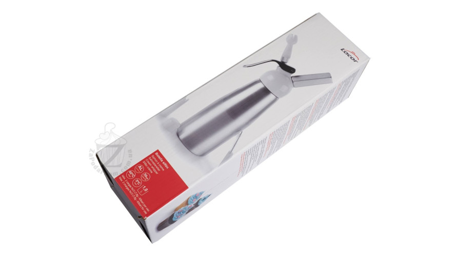 Lacor 68501 Сифон для сливок (кремер) алюминиевый на 1 л