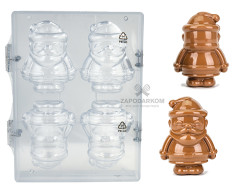 Martellato 21SR112G поликарбонатная форма для шоколада Санта - Клаус Klaus (8 ячеек)
