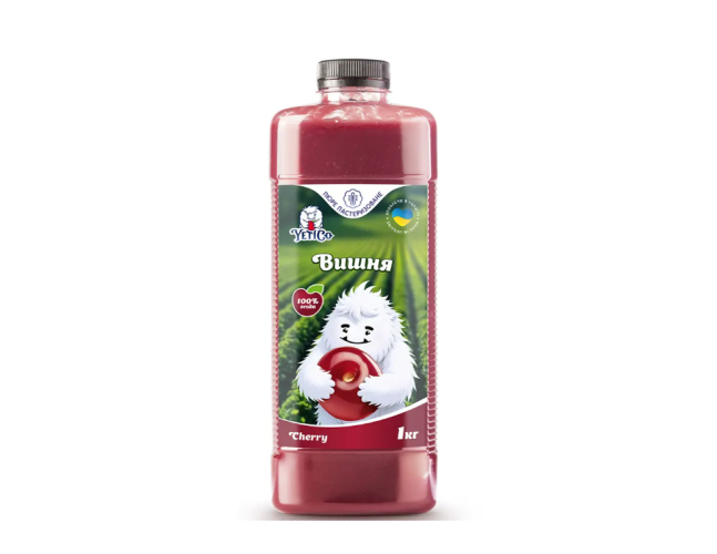 YetiCo (Украина) Вишня пюре пастеризованное 10% сахара, 1 кг