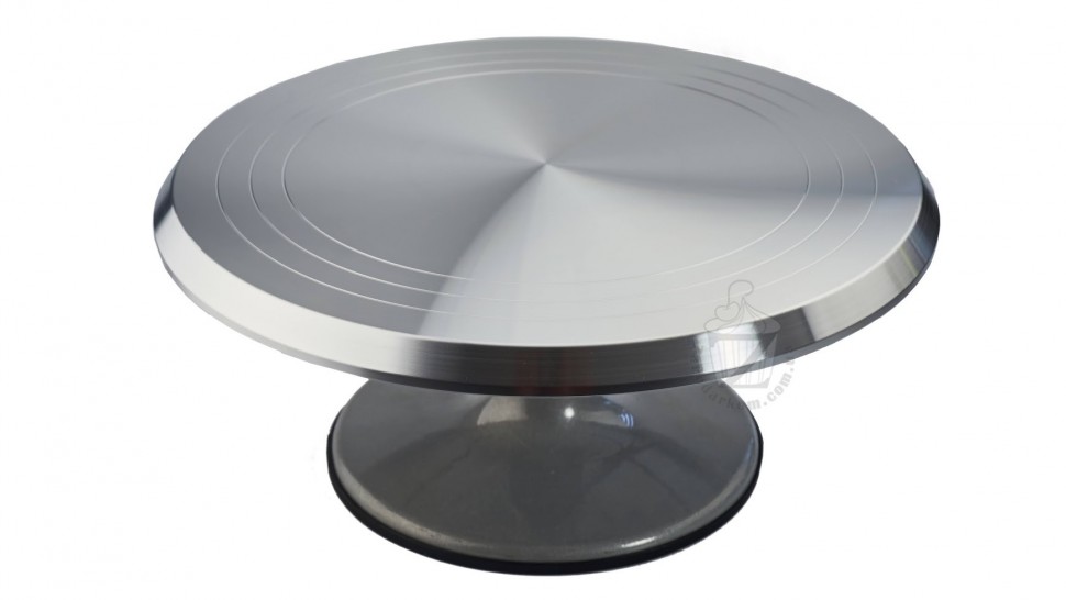 (1)  для торта металлическая поворотная 30 см (поворотный стол .
