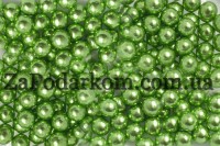 Посыпка кондитерская Шарики Зеленый металлик 8 мм