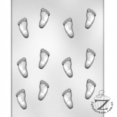 Martellato 90-15303 форма для шоколада Следы 42х19х6 мм (12 ячеек)
