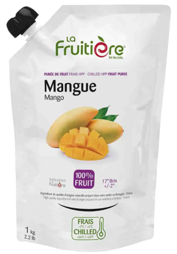 La Fruitière (Франция) Манго пюре пастеризованное без сахара, 1 кг