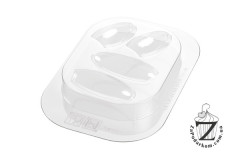 Silikomart KIT BUNNY набор пластиковых форм для объемного шоколадного кролика 140х150х256 мм