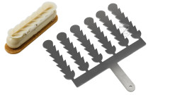Martellato 20FH06 Petal eclair шпатель для шоколадного декора Лепесток Эклер