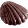 CW1120 Поликарбонатная форма для шоколада Устрица 38 х 35 х 9 мм