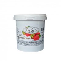 Начинка Delicia Клубника с кусочками ягод, упаковка 500 г