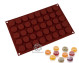 Silikomart SF180 PASTILLE силиконовая форма на 40 ячеек, 27х11 мм