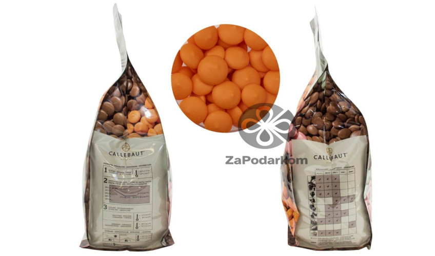 Callebaut Orange 29% Оранжевый шоколад НАТУРАЛЬНЫЙ (апельсиновый)