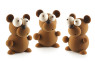 Silikomart KIT TEDDY набор пластиковых форм для объемного шоколадного медвежонка 140х161х210 мм