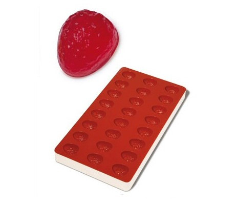 Silikomart SG08 Strawberry (клубника), 24 ячейки