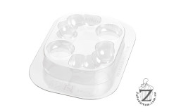 Silikomart KIT EFFY набор пластиковых форм для объемного шоколадного слоника 205х170х205 мм