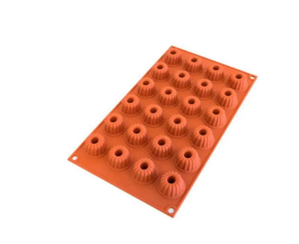 Silikomart Mini GUGELHOPF (мини баба) 24 ячейки 35х20 мм