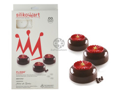 Silikomart PLISSE 7 Плиссе силиконовая форма 15 ячеек 45х6,4 мм