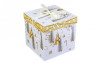 Коробка 22 х 22 х 22 см со съемной крышкой Merry Christmas