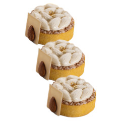 Pavoni TOP22S силиконовая форма Mini Almond (миндаль), 8 шт.