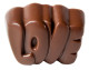 CW1744 Поликарбонатная форма для шоколада Love 3D 33 x 22,5 x 16 мм