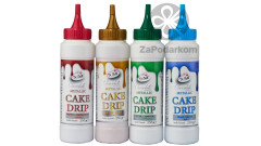 Dr. Gusto обтічний шоколад Cake Drip бордовий металік, 250 гр