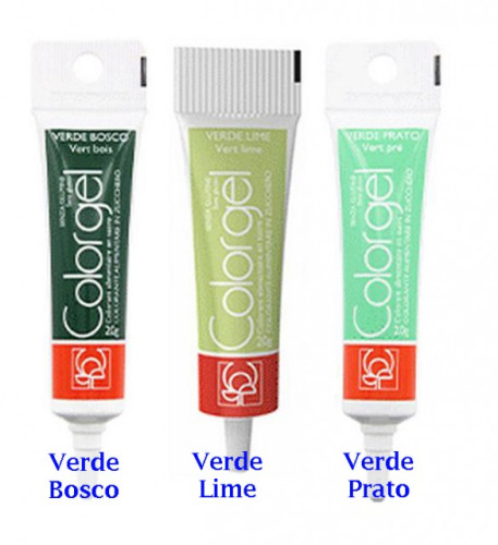 Гелевий барвник Modecor Темно-зелений, 20 грам (VERDE BOSCO)