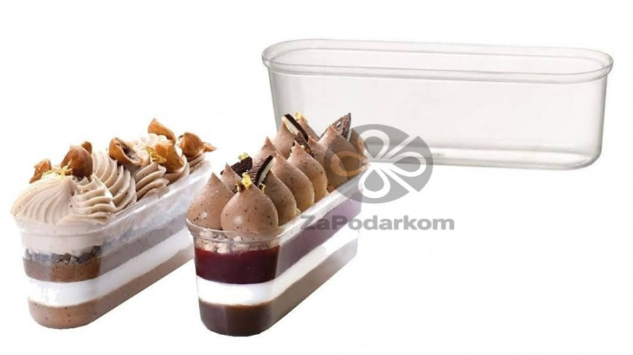 Martellato стаканчик для десерта Eclair Cup 120 мл (крышки продаются отдельно)