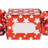 Коробка конфета 7,5 х 6 х 6 см Красный металлик, набор из 6