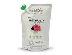 La Fruitière (Франция) Красные ягоды пюре пастеризованное 10% сахара, 1 кг