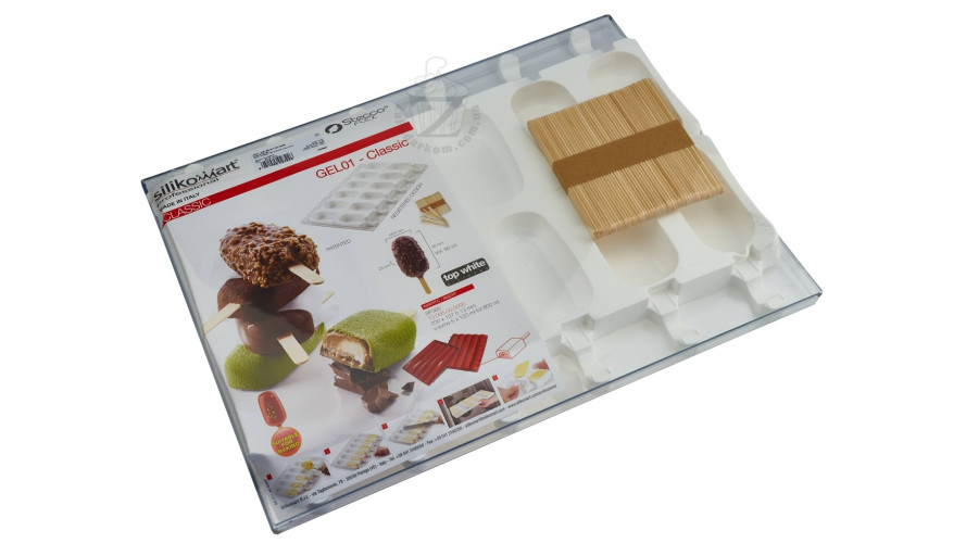 Silikomart GEL01 Classic набір для морозива ескімо класика