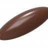 CW1950 Поликарбонатная форма для шоколада Овальная линза (лотос) 62,5 х 22,5 х 12 мм