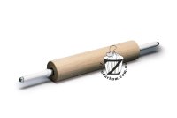Martellato RLS50 деревянная вращающаяся скалка с пластмассовыми ручками 50 см