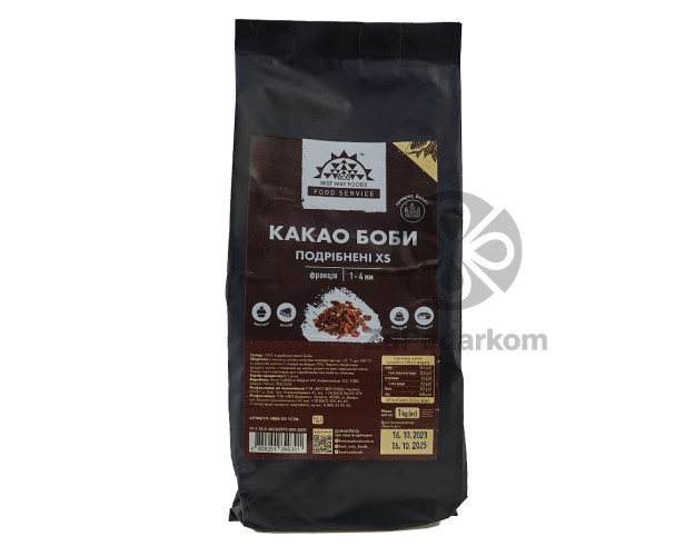 Callebaut Какао бобы дробленые NIBS, упаковка 1 кг