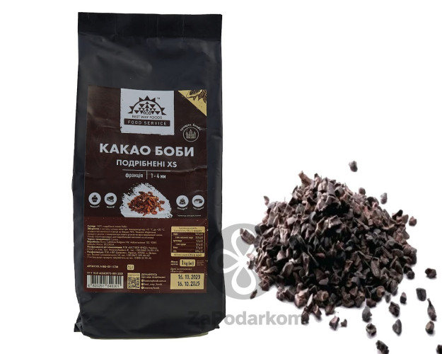 Callebaut Какао бобы дробленые NIBS, упаковка 1 кг