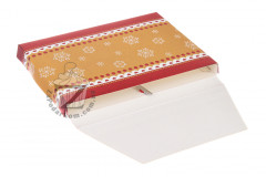Коробка конверт 11,5 х 8 х 1 см Merry christmas, набор из 3х шт.