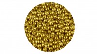 Посыпка кондитерская Шарики Золотые металлик 2-3 мм