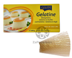 Желатин листовой Gelita Gold 200-220 bloom, Германия