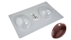 Martellato SM2000 форма для шоколада Яйцо 110х80х40 мм (2 ячейки)