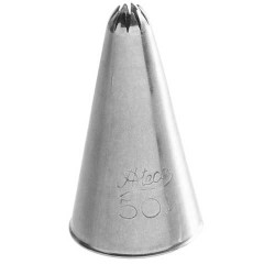 Ateco №501 насадка кондитерская Звезда закрытая малая 6 (2) мм